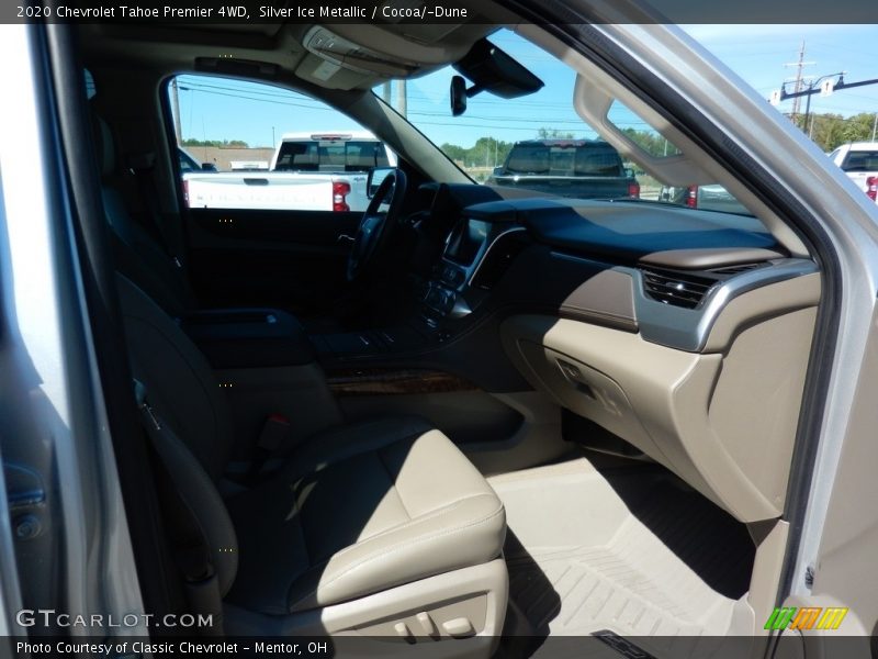 Silver Ice Metallic / Cocoa/­Dune 2020 Chevrolet Tahoe Premier 4WD