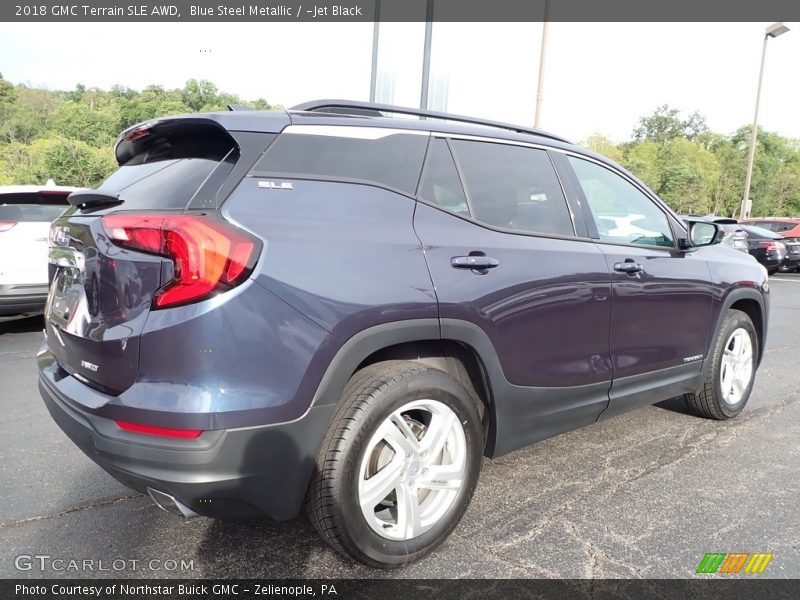 Blue Steel Metallic / ­Jet Black 2018 GMC Terrain SLE AWD