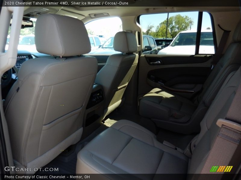 Silver Ice Metallic / Cocoa/­Dune 2020 Chevrolet Tahoe Premier 4WD