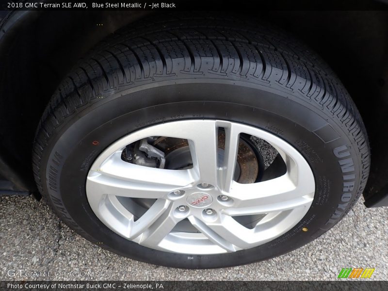 Blue Steel Metallic / ­Jet Black 2018 GMC Terrain SLE AWD