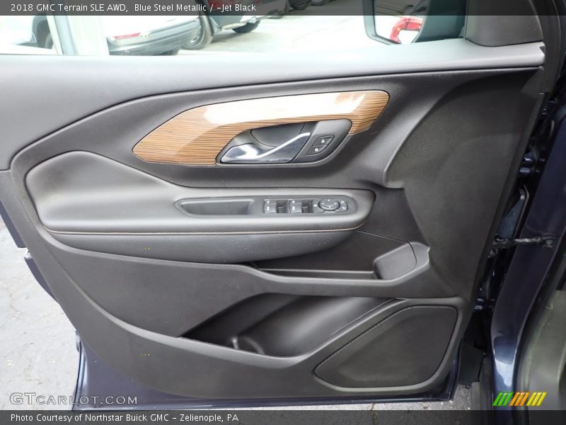 Blue Steel Metallic / ­Jet Black 2018 GMC Terrain SLE AWD