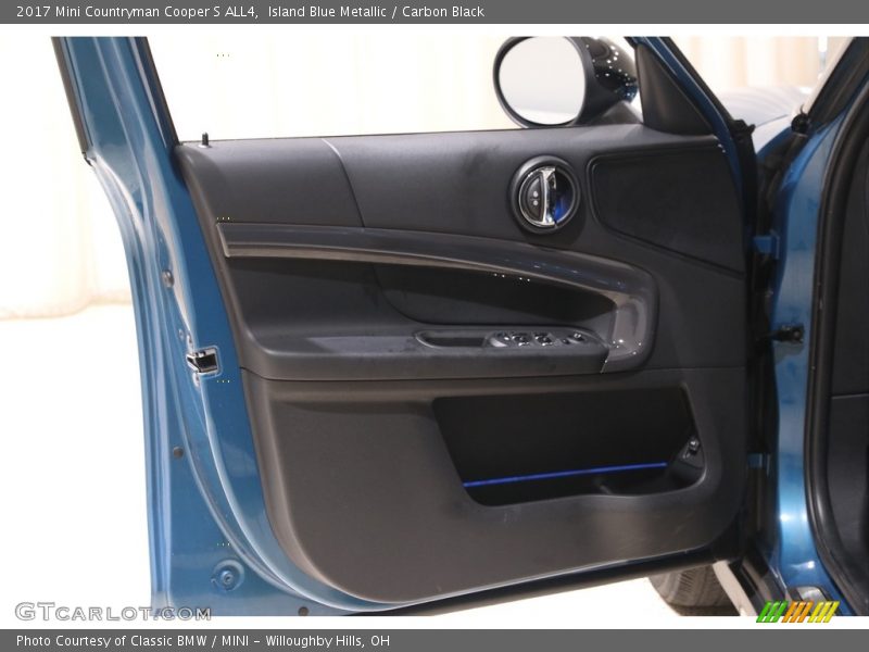 Island Blue Metallic / Carbon Black 2017 Mini Countryman Cooper S ALL4