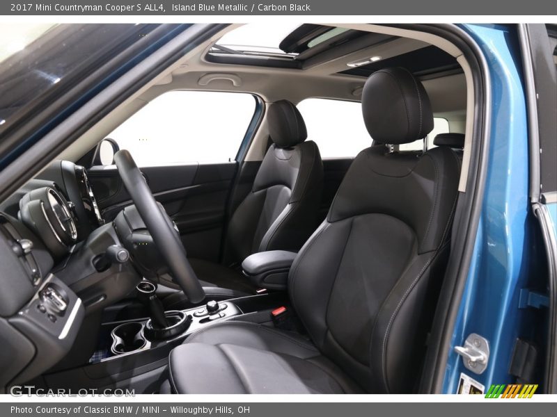Island Blue Metallic / Carbon Black 2017 Mini Countryman Cooper S ALL4