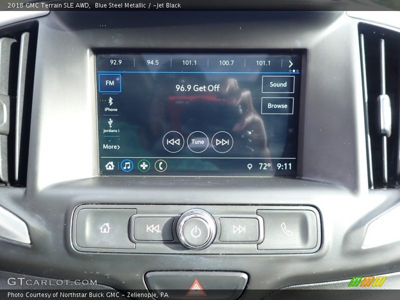 Blue Steel Metallic / ­Jet Black 2018 GMC Terrain SLE AWD