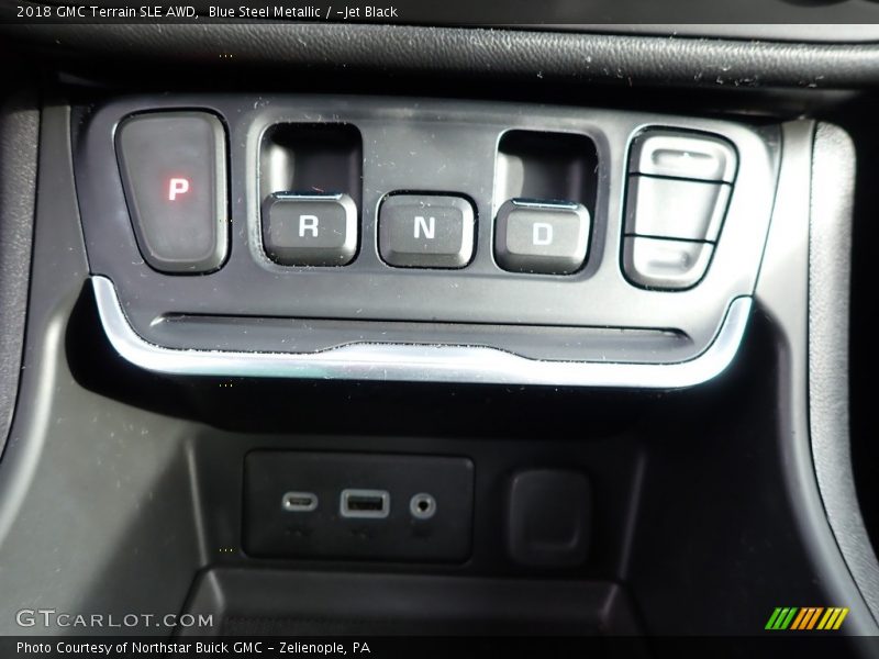 Blue Steel Metallic / ­Jet Black 2018 GMC Terrain SLE AWD