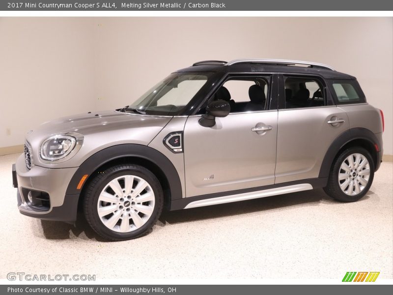 Melting Silver Metallic / Carbon Black 2017 Mini Countryman Cooper S ALL4