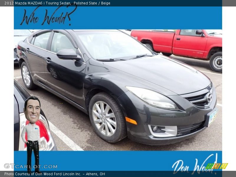 Polished Slate / Beige 2012 Mazda MAZDA6 i Touring Sedan