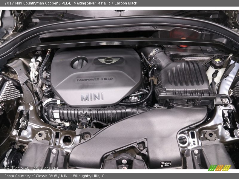 Melting Silver Metallic / Carbon Black 2017 Mini Countryman Cooper S ALL4