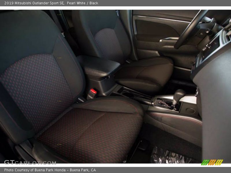 Front Seat of 2019 Outlander Sport SE