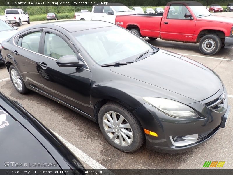 Polished Slate / Beige 2012 Mazda MAZDA6 i Touring Sedan