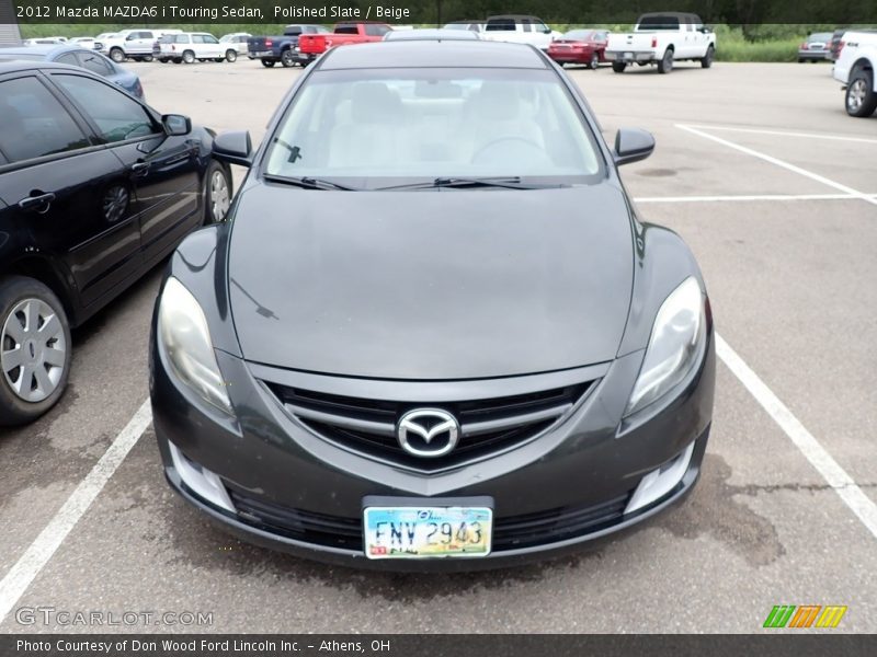 Polished Slate / Beige 2012 Mazda MAZDA6 i Touring Sedan