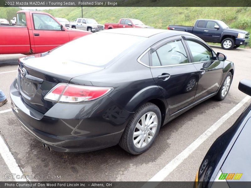 Polished Slate / Beige 2012 Mazda MAZDA6 i Touring Sedan