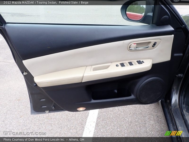Polished Slate / Beige 2012 Mazda MAZDA6 i Touring Sedan