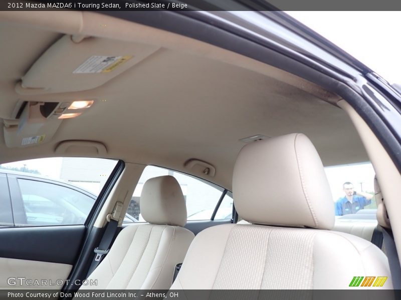 Polished Slate / Beige 2012 Mazda MAZDA6 i Touring Sedan