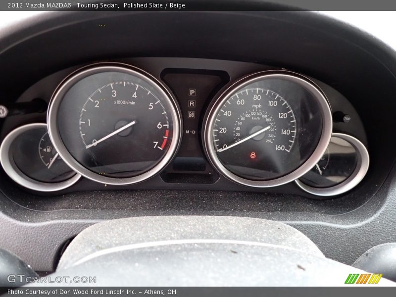 Polished Slate / Beige 2012 Mazda MAZDA6 i Touring Sedan