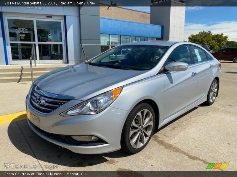 Radiant Silver / Gray 2014 Hyundai Sonata SE 2.0T