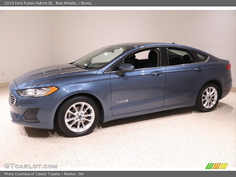 Blue Metallic / Ebony 2019 Ford Fusion Hybrid SE