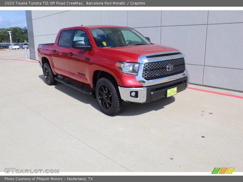 Barcelona Red Metallic / Graphite 2020 Toyota Tundra TSS Off Road CrewMax