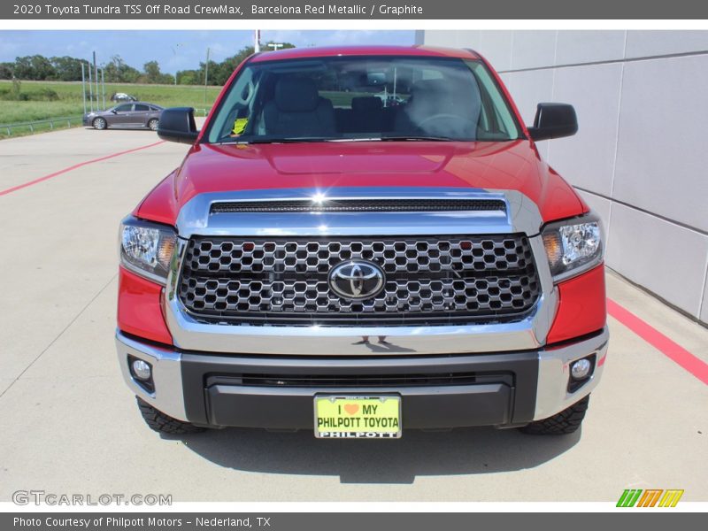Barcelona Red Metallic / Graphite 2020 Toyota Tundra TSS Off Road CrewMax