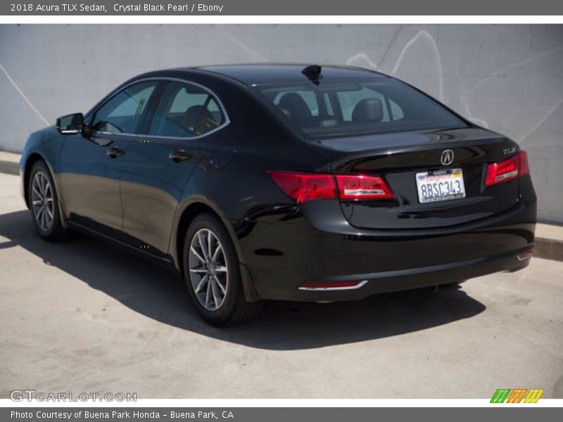 Crystal Black Pearl / Ebony 2018 Acura TLX Sedan