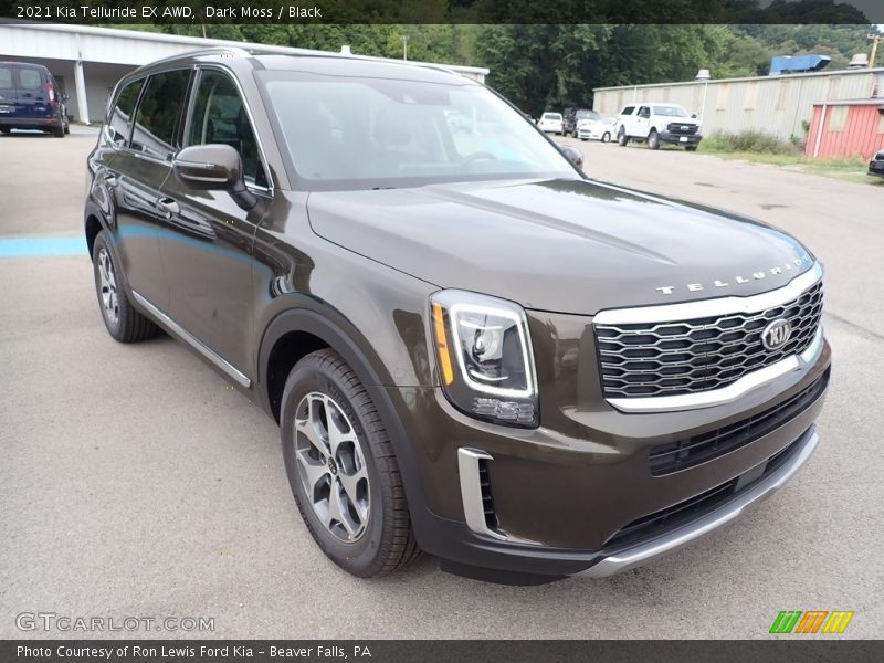 Dark Moss / Black 2021 Kia Telluride EX AWD