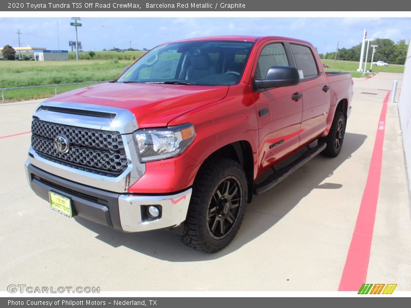 Barcelona Red Metallic / Graphite 2020 Toyota Tundra TSS Off Road CrewMax