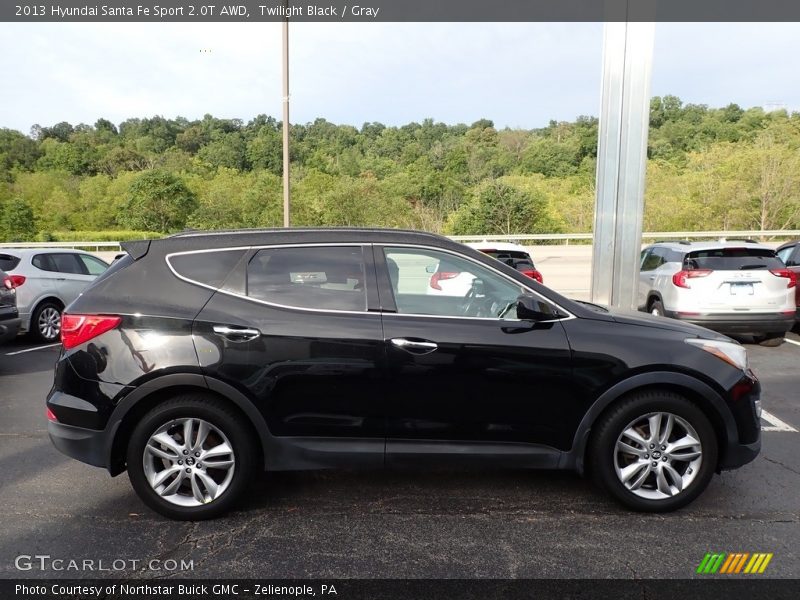 Twilight Black / Gray 2013 Hyundai Santa Fe Sport 2.0T AWD