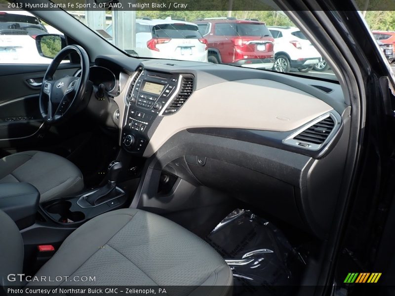 Twilight Black / Gray 2013 Hyundai Santa Fe Sport 2.0T AWD