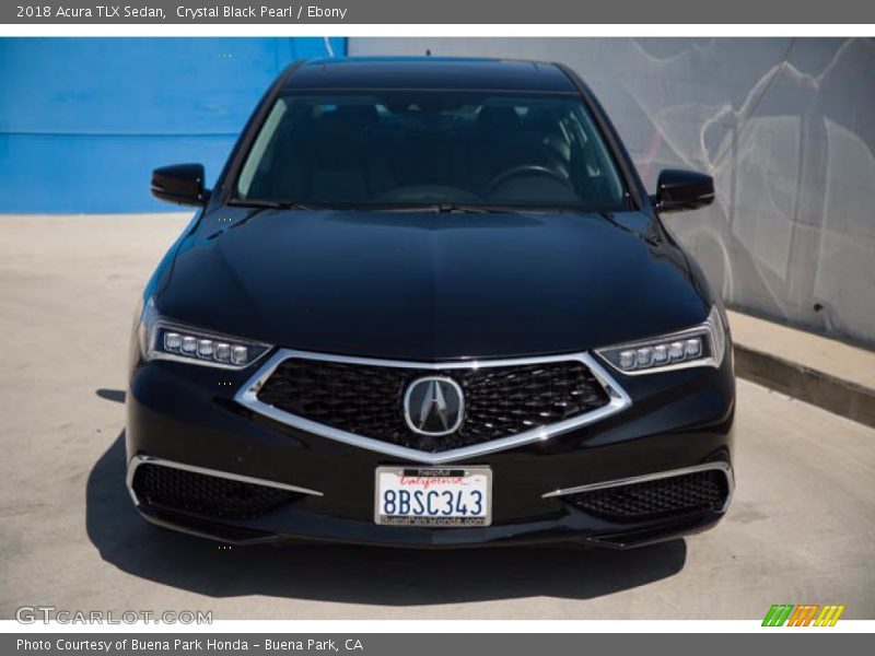 Crystal Black Pearl / Ebony 2018 Acura TLX Sedan