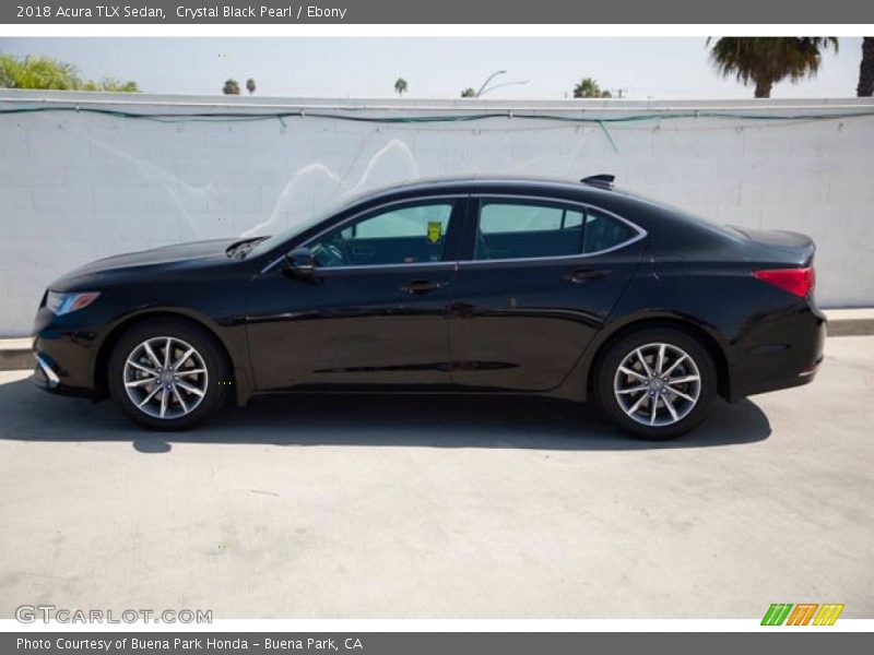 Crystal Black Pearl / Ebony 2018 Acura TLX Sedan