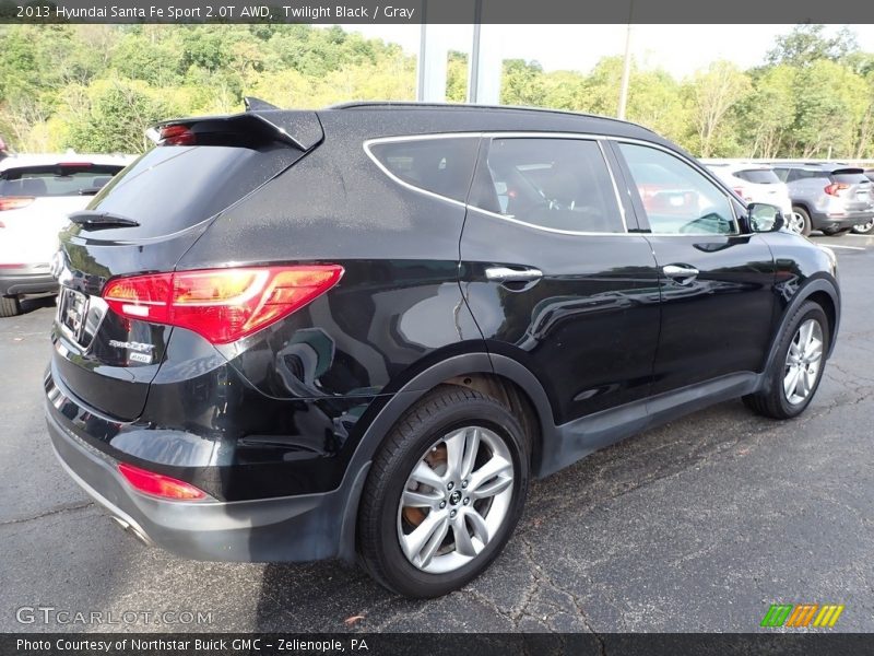 Twilight Black / Gray 2013 Hyundai Santa Fe Sport 2.0T AWD