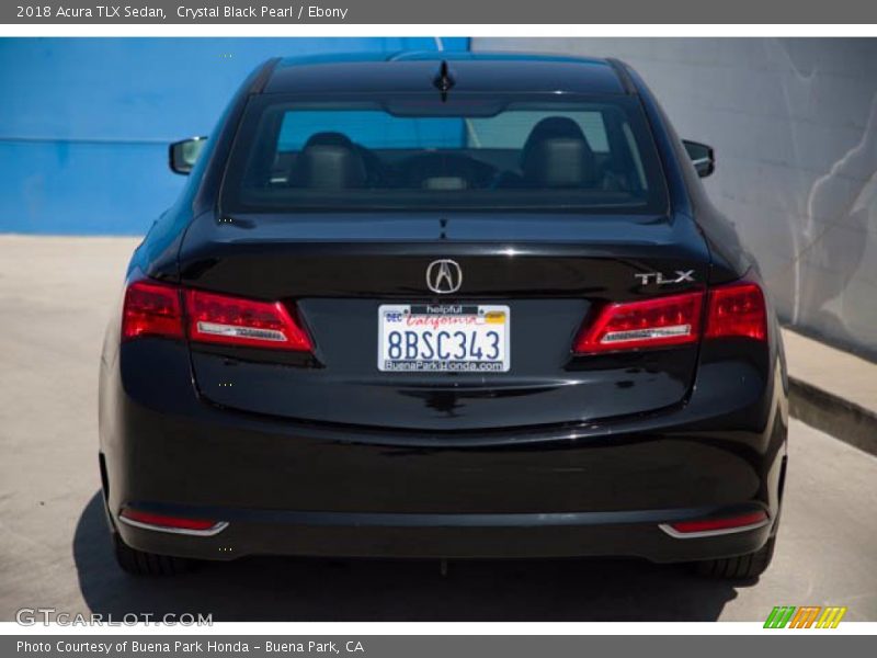 Crystal Black Pearl / Ebony 2018 Acura TLX Sedan