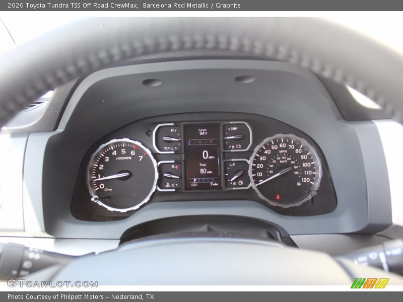 Barcelona Red Metallic / Graphite 2020 Toyota Tundra TSS Off Road CrewMax