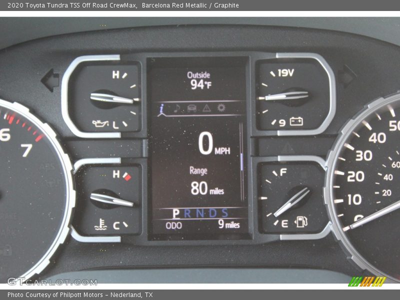 Barcelona Red Metallic / Graphite 2020 Toyota Tundra TSS Off Road CrewMax