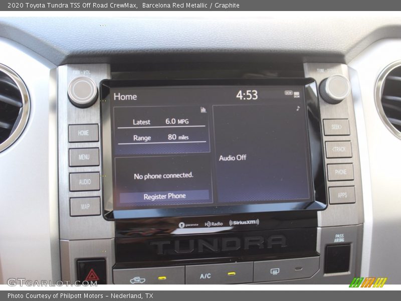 Barcelona Red Metallic / Graphite 2020 Toyota Tundra TSS Off Road CrewMax