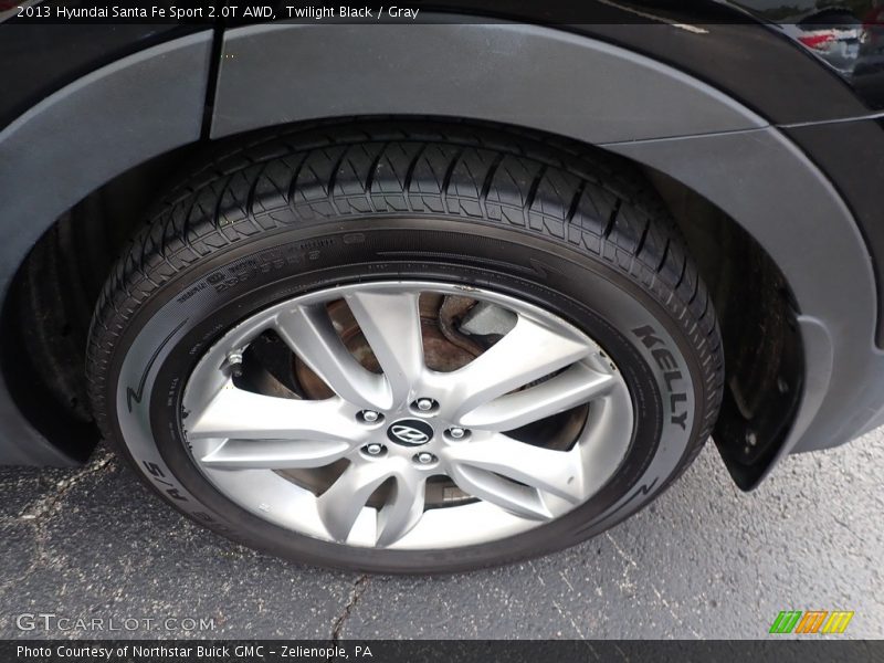 Twilight Black / Gray 2013 Hyundai Santa Fe Sport 2.0T AWD