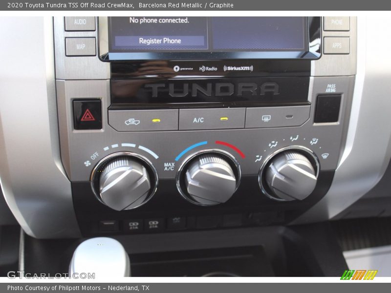 Barcelona Red Metallic / Graphite 2020 Toyota Tundra TSS Off Road CrewMax