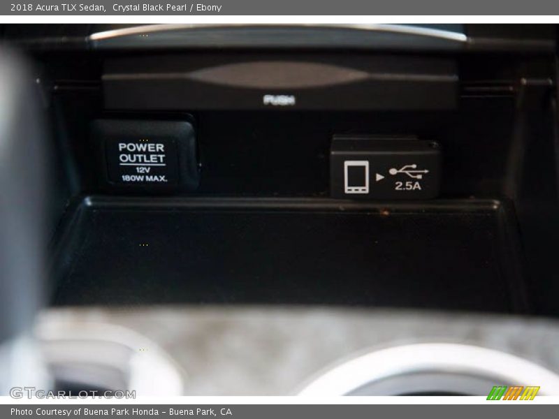 Crystal Black Pearl / Ebony 2018 Acura TLX Sedan
