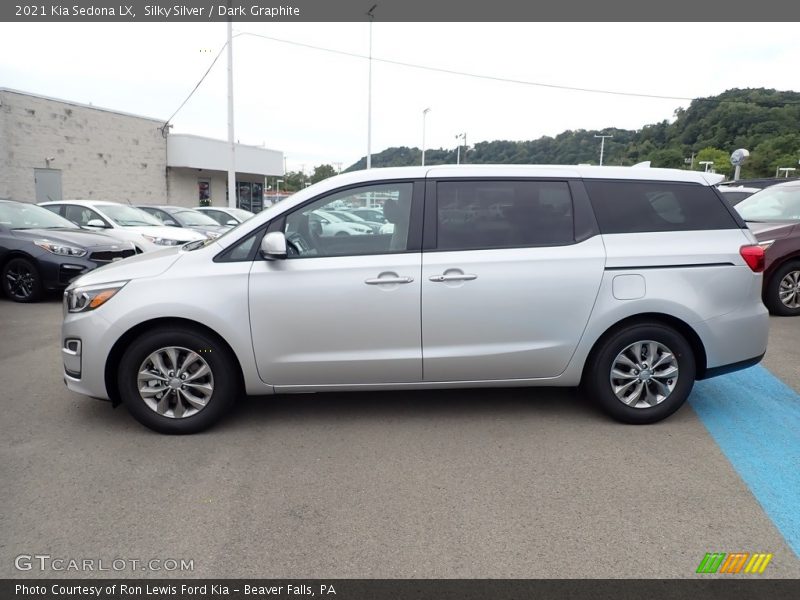 Silky Silver / Dark Graphite 2021 Kia Sedona LX