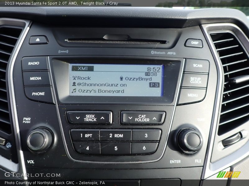 Twilight Black / Gray 2013 Hyundai Santa Fe Sport 2.0T AWD