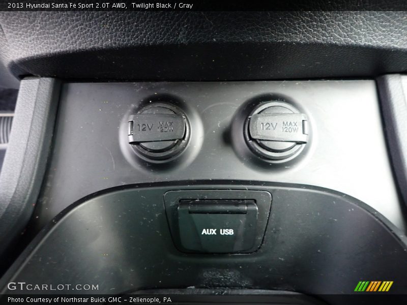 Twilight Black / Gray 2013 Hyundai Santa Fe Sport 2.0T AWD