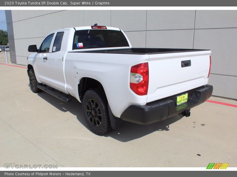 Super White / Graphite 2020 Toyota Tundra SR Double Cab
