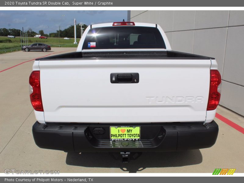 Super White / Graphite 2020 Toyota Tundra SR Double Cab