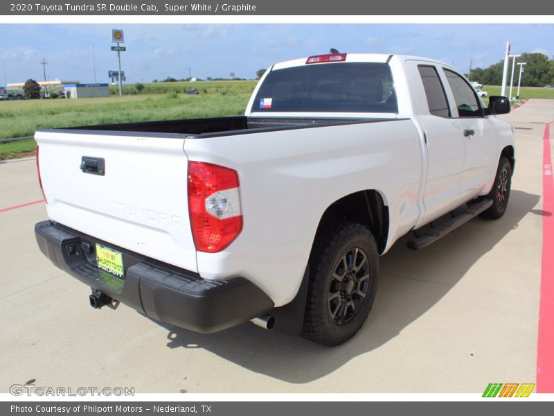 Super White / Graphite 2020 Toyota Tundra SR Double Cab