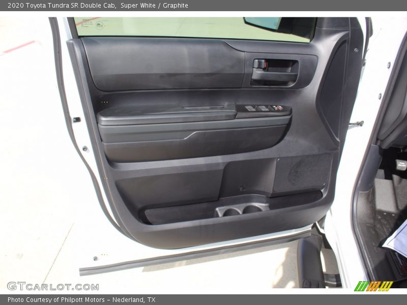 Super White / Graphite 2020 Toyota Tundra SR Double Cab
