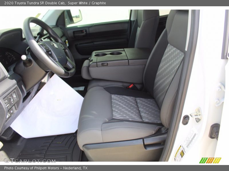 Super White / Graphite 2020 Toyota Tundra SR Double Cab