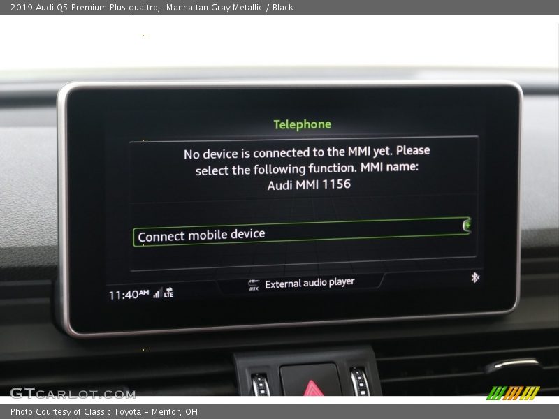 Manhattan Gray Metallic / Black 2019 Audi Q5 Premium Plus quattro