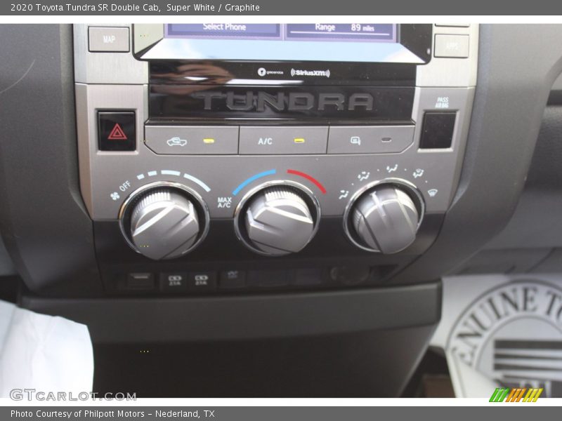 Super White / Graphite 2020 Toyota Tundra SR Double Cab