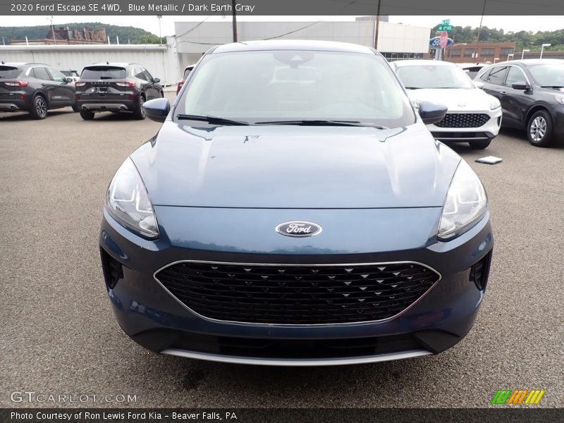 Blue Metallic / Dark Earth Gray 2020 Ford Escape SE 4WD