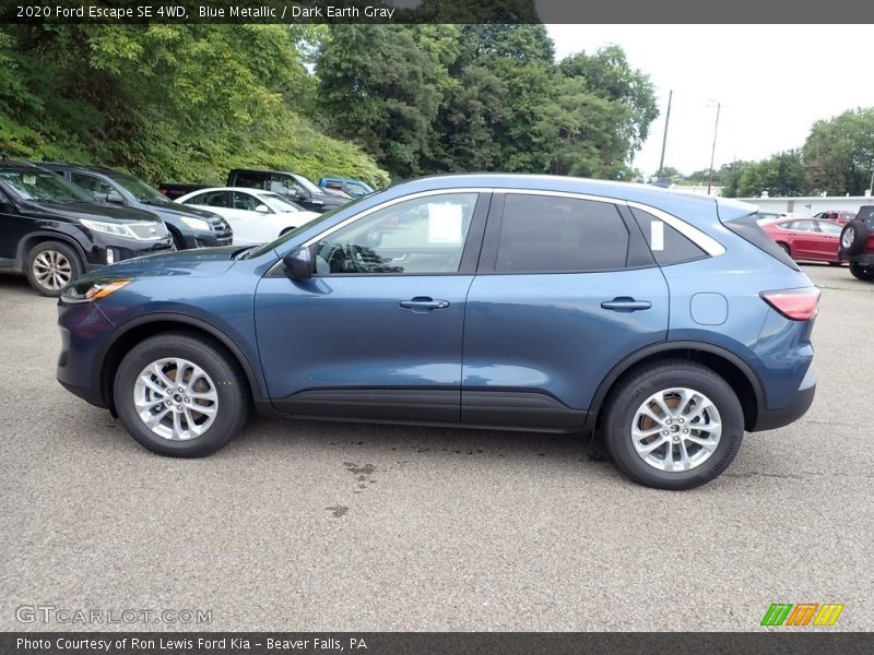 Blue Metallic / Dark Earth Gray 2020 Ford Escape SE 4WD